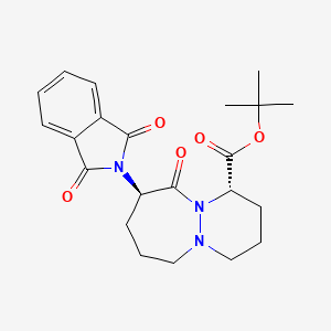 (1S,9R)-tert-Butyl 9-(1,3-dioxoisoindolin-2-yl)-10-oxooctahydro-1H-pyridazino[1,2-a][1,2]diazepine-1-carboxylate