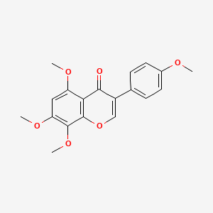 5,7,8-Trimethoxy-3-(4-methoxyphenyl)chromen-4-one