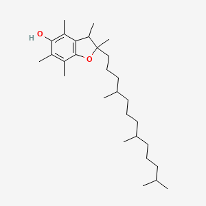 molecular formula C29H50O2 B600189 2,3-Dihydro-2,3,4,6,7-pentamethyl-2-(4,8,12-trimethyltridecyl)-5-benzofuranol CAS No. 185672-33-7
