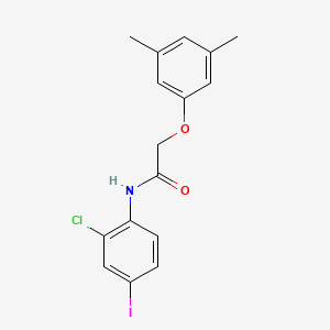 molecular formula C16H15ClINO2 B6001931 N-(2-chloro-4-iodophenyl)-2-(3,5-dimethylphenoxy)acetamide 