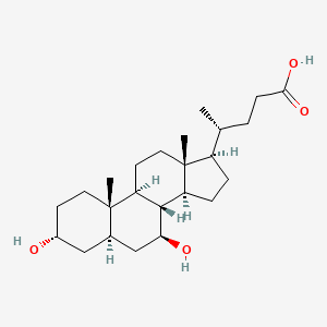 3alpha,7beta-Dihydroxy-5alpha-cholan-24-oic Acid