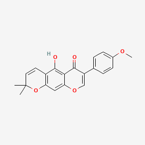 molecular formula C21H18O5 B600201 Alpinumisoflavone-4′-methyl ether CAS No. 27762-87-4