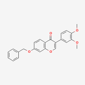 7-(benzyloxy)-3-(3,4-dimethoxyphenyl)-4H-chromen-4-one