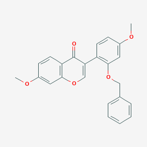 molecular formula C24H20O5 B600235 3-(2-(Benzyloxy)-4-methoxyphenyl)-7-methoxy-4H-chromen-4-one CAS No. 445408-48-0