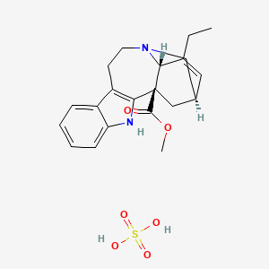 molecular formula C21H26N2O6S B600260 Catharanthine sulfate CAS No. 70674-90-7