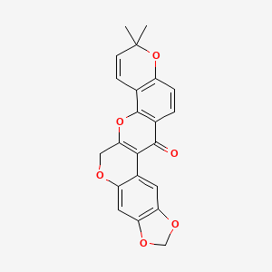 molecular formula C22H16O6 B600297 Dehydromillettone CAS No. 43016-04-2
