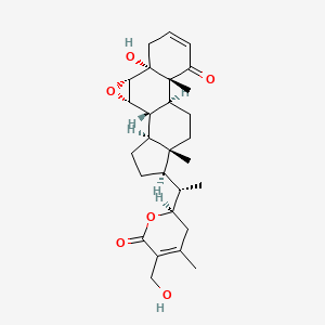 molecular formula C28H38O6 B600304 12-Deoxywithastramonolide CAS No. 60124-17-6