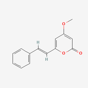 molecular formula C14H12O3 B600312 Desmethoxyyangonin CAS No. 15345-89-8