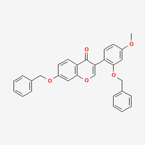 molecular formula C30H24O5 B600313 7-(Benzyloxy)-3-(2-(benzyloxy)-4-methoxyphenyl)-4H-chromen-4-one CAS No. 52250-13-2