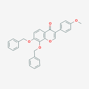 molecular formula C30H24O5 B600315 7,8-Bis(benzyloxy)-3-(4-methoxyphenyl)-4H-chromen-4-one CAS No. 59954-77-7