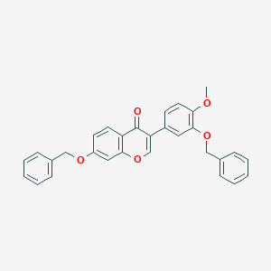 molecular formula C30H24O5 B600318 7-(Benzyloxy)-3-(3-(benzyloxy)-4-methoxyphenyl)-4H-chromen-4-one CAS No. 52250-16-5