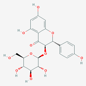 molecular formula C21H22O11 B600331 Dihydrokaempferol 3-glucoside CAS No. 31049-08-8