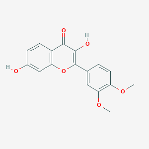 molecular formula C17H14O6 B600336 3,7-Dihydroxy-3',4'-dimethoxyflavone CAS No. 93322-61-3