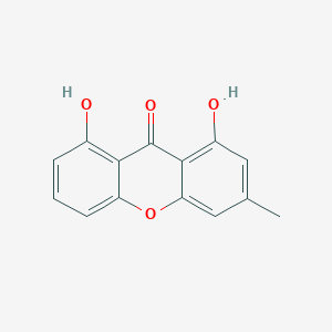 molecular formula C14H10O4 B600341 1,8-Dihydroxy-3-methylxanthone CAS No. 106738-02-7