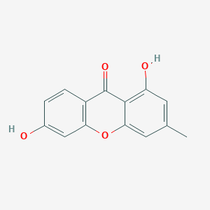 molecular formula C14H10O4 B600348 3,8-Dihydroxy-6-methylxanthone CAS No. 66951-35-7