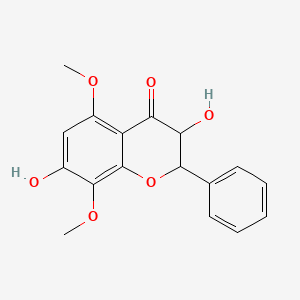 3,7-Dihydroxy-5,8-dimethoxyflavanone
