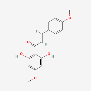 molecular formula C17H16O5 B600353 2',6'-二羟基-4,4'-二甲氧基查耳酮 CAS No. 20621-49-2