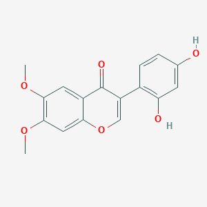 molecular formula C17H14O6 B600361 6,7-Dimethoxy-2',4'-dihydroxyisoflavone CAS No. 73793-84-7