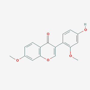 3-(4-Hydroxy-2-methoxyphenyl)-7-methoxy-4H-1-benzopyran-4-one