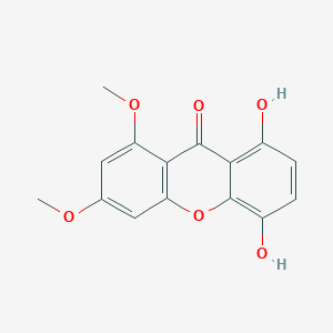 molecular formula C15H12O6 B600364 5,8-Dihydroxy-1,3-dimethoxy-9H-xanthen-9-one CAS No. 103726-10-9