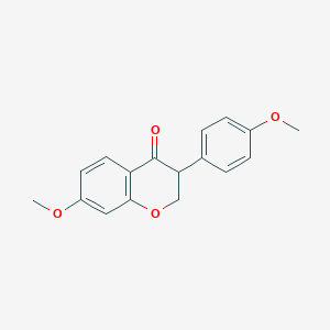 molecular formula C17H16O4 B600374 Dihydrodaidzein-7,4'-dimethylether CAS No. 15236-11-0