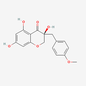molecular formula C17H16O6 B600399 Eucomol CAS No. 17934-12-2