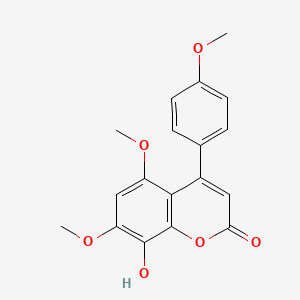 molecular formula C18H16O6 B600400 Exostemin CAS No. 16281-62-2