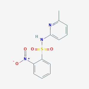 molecular formula C12H11N3O4S B6004025 N-(6-methylpyridin-2-yl)-2-nitrobenzenesulfonamide 