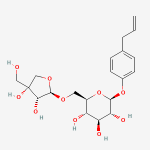 molecular formula C20H28O10 B600411 叉叶苷 CAS No. 499-33-2