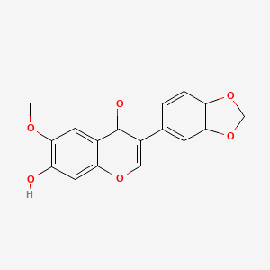 molecular formula C17H12O6 B600413 Fujikinetin CAS No. 38965-66-1