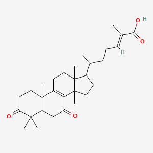 molecular formula C30H44O4 B600417 Ganoderic acid DM CAS No. 173075-45-1