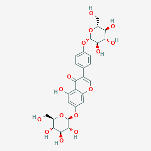 molecular formula C27H30O15 B600418 Genistein 7,4'-di-O-beta-D-glucopyranoside CAS No. 36190-98-4