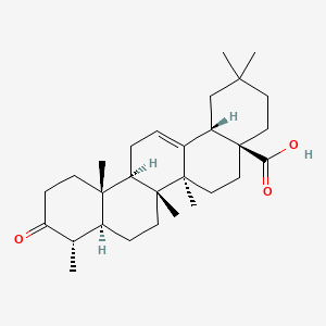 molecular formula C32H54OS B600435 Hedragonic acid CAS No. 466-02-4