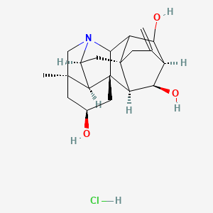 molecular formula C20H27NO3·ClH B600442 Hetisine hydrochloride CAS No. 149926-20-5