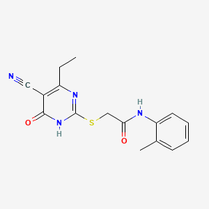 molecular formula C16H16N4O2S B6004575 MFCD08160857 