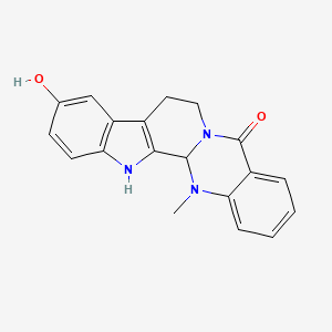 molecular formula C19H17N3O2 B600472 Hydroxy evodiamine CAS No. 1238-43-3