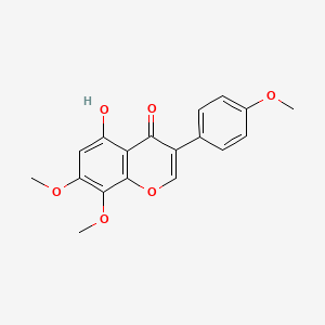 molecular formula C18H16O6 B600480 Isotectorigenin, 7-methyl ether 