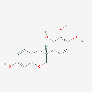 2H-1-Benzopyran-7-ol, 3,4-dihydro-3-(2-hydroxy-3,4-dimethoxyphenyl)-,(3R)-
