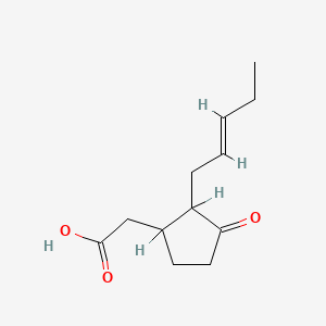 2-[3-oxo-2-[(E)-pent-2-enyl]cyclopentyl]acetic acid