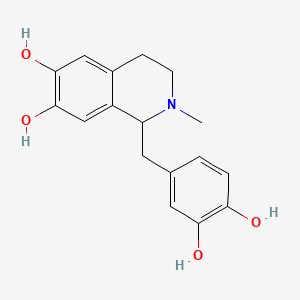 molecular formula C17H19NO4·HBr·3H2O B600547 Laudanosoline CAS No. 485-33-6