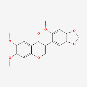 molecular formula C19H16O7 B600587 Milldurone CAS No. 24195-15-1