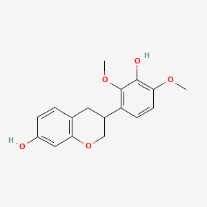 molecular formula C17H18O5 B600595 Mucronulatol CAS No. 20878-98-2