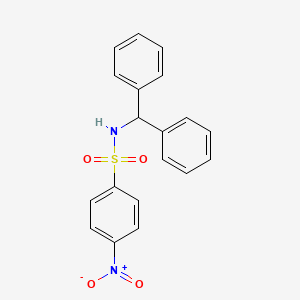 molecular formula C19H16N2O4S B6006130 N-benzhydryl-4-nitrobenzenesulfonamide CAS No. 33860-98-9