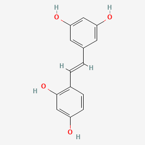 molecular formula C14H12O4 B600630 Oxyresveratrol CAS No. 29700-22-9