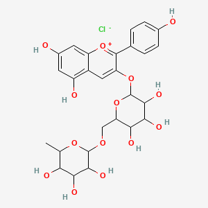 molecular formula C27H31O14Cl B600633 Pelargonidin-3-O-rutinosde chloride CAS No. 33978-17-5