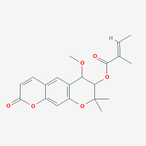 molecular formula C20H22O6 B600641 Peuarin CAS No. 37975-62-5