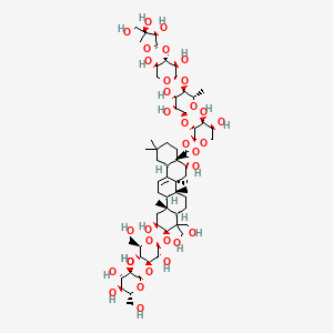 molecular formula C63H102O33 B600651 桔梗皂苷 D2 CAS No. 66663-90-9