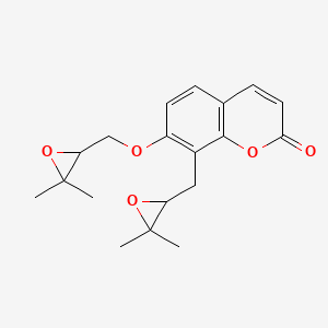 molecular formula C19H22O5 B600660 蓬子苷 CAS No. 55916-48-8