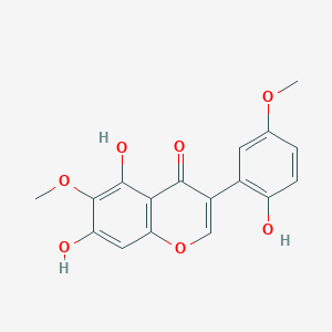 molecular formula C17H14O7 B600663 5,7,2'-Trihydroxy-6,5'-dimethoxyisoflavone CAS No. 479-97-0