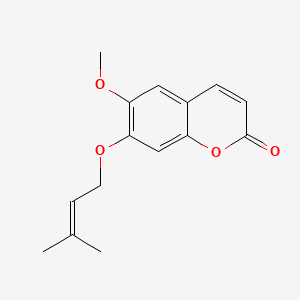 6-Methoxy-7-(3-methylbut-2-enoxy)chromen-2-one